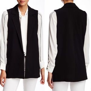 Necessary Objects | Notch Lapel Vest | BLACK / XS